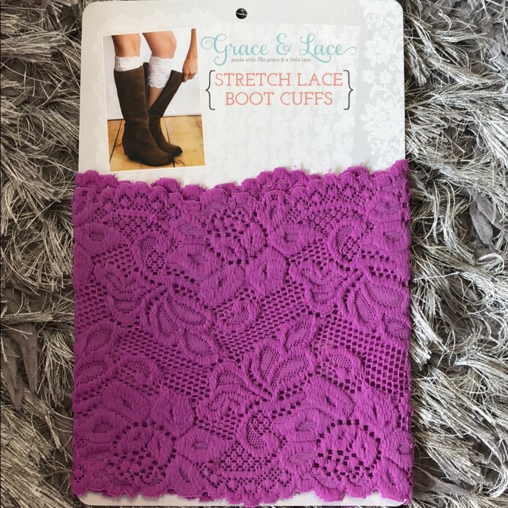 Grace and Lace Stretch Lace Boot Cuffs